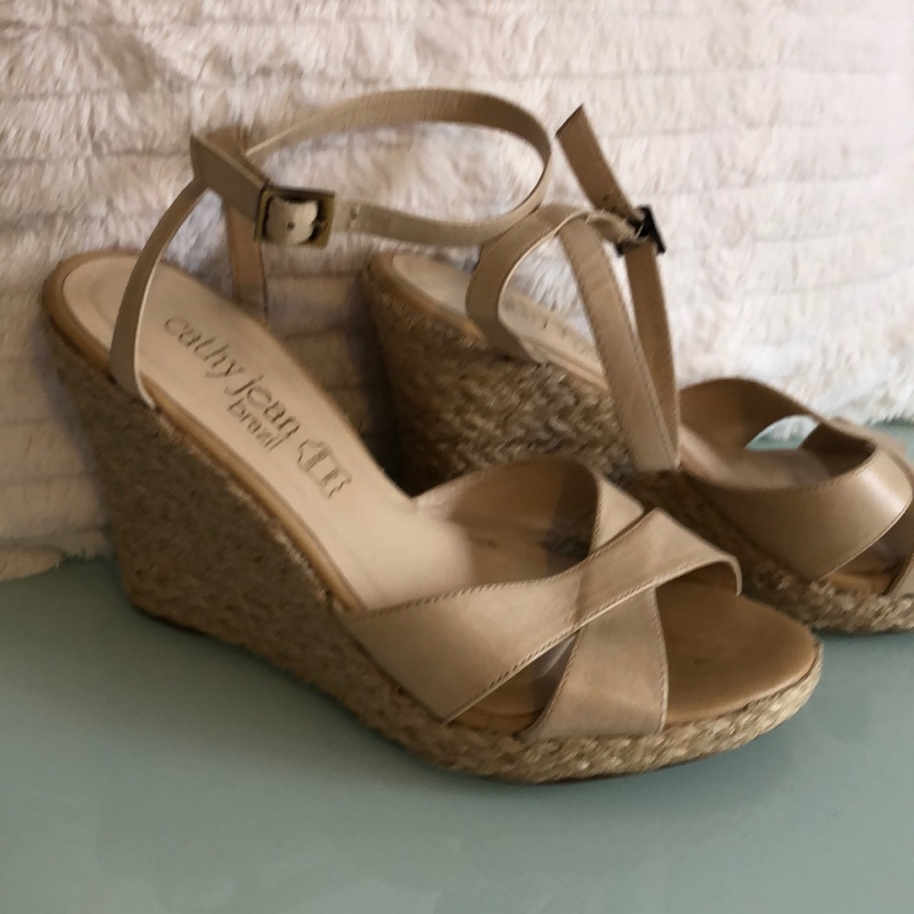 Cathy Jean nude wedges
